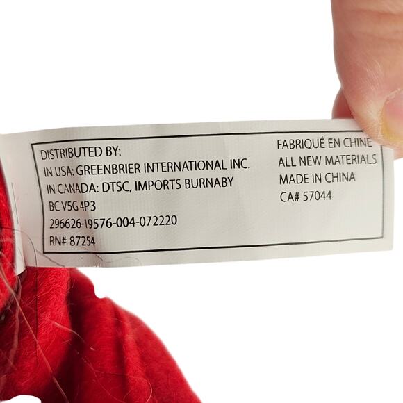 Buffalo Plaid Christmas Stocking Faux Fur Cuff 15" Holiday Decor Red Black - Picture 5 of 8